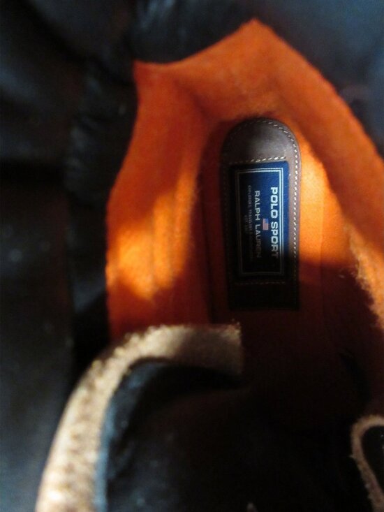 VTG Polo Ralph Lauren Sport Boots 11.5 D Leather Rugged Work MG1702 main image 8